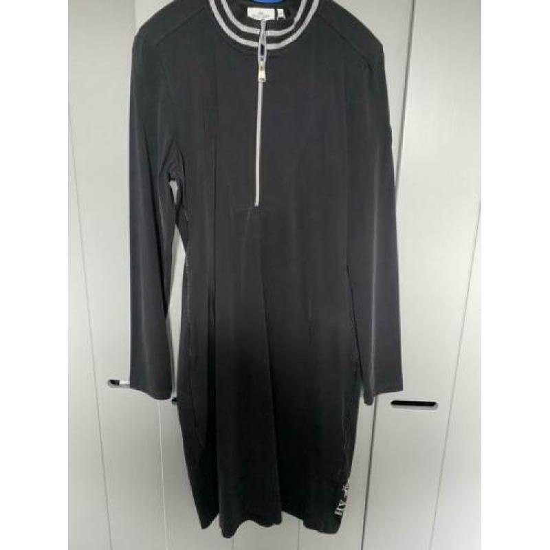 Hv polo jurk blauw maat 44