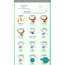 Pokemon Go account level 27 met shiny Ho-oh