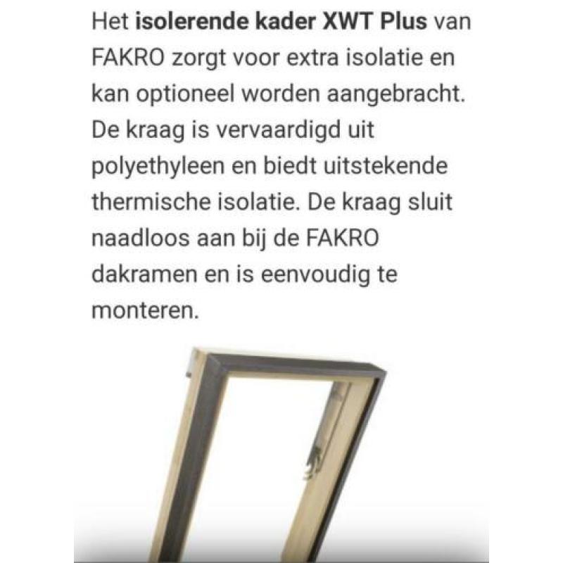 Fakro isolerend kader XWT voor dakraam