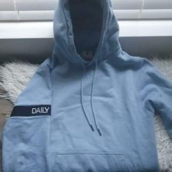 Daily paper hoodie lichtblauw maat S