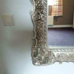 Spiegel prinses prinsessen brocante 1.13m hoog x 0.82m breed