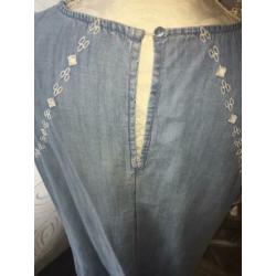 Zomer jeans jurk. Maat 38