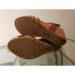 Sleehakken sandalen - mt 5 (38)