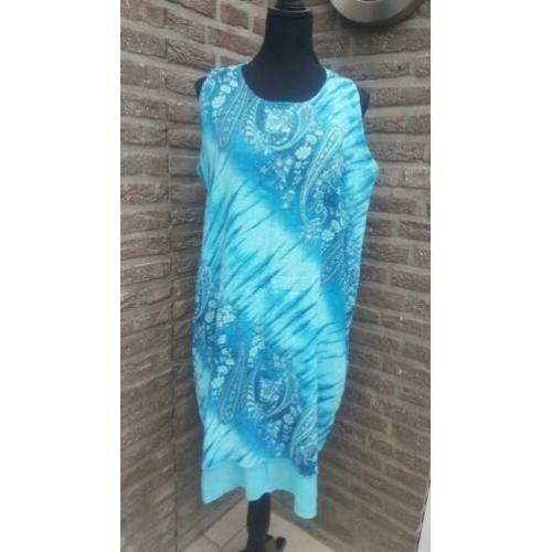 Blauwe jurk maat l/xl