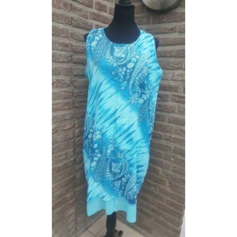 Blauwe jurk maat l/xl