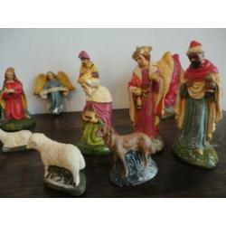 Oude kerstgroep 22 delig