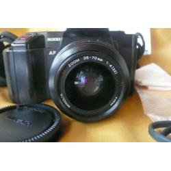 Minolta 5000 FA camera met extra toebehoren goedwerkend