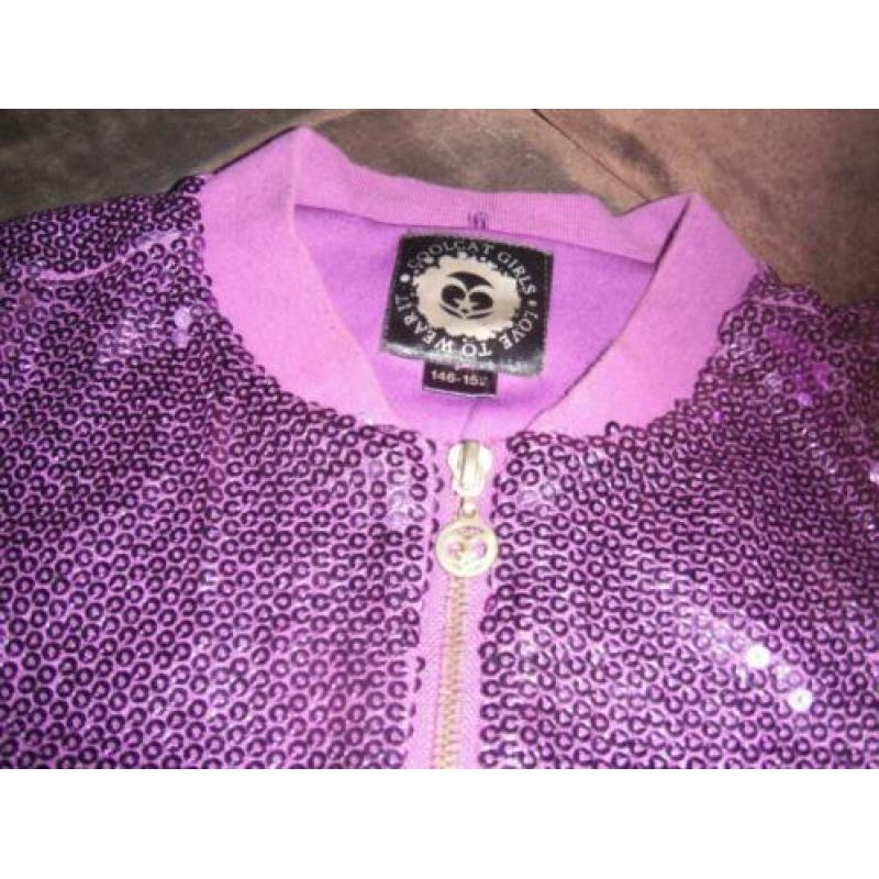Nieuw ; COOL CAT Glitter Jasje, maat 146 / 152.