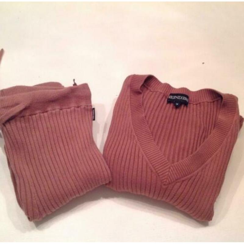 Reinders twinset bruin M