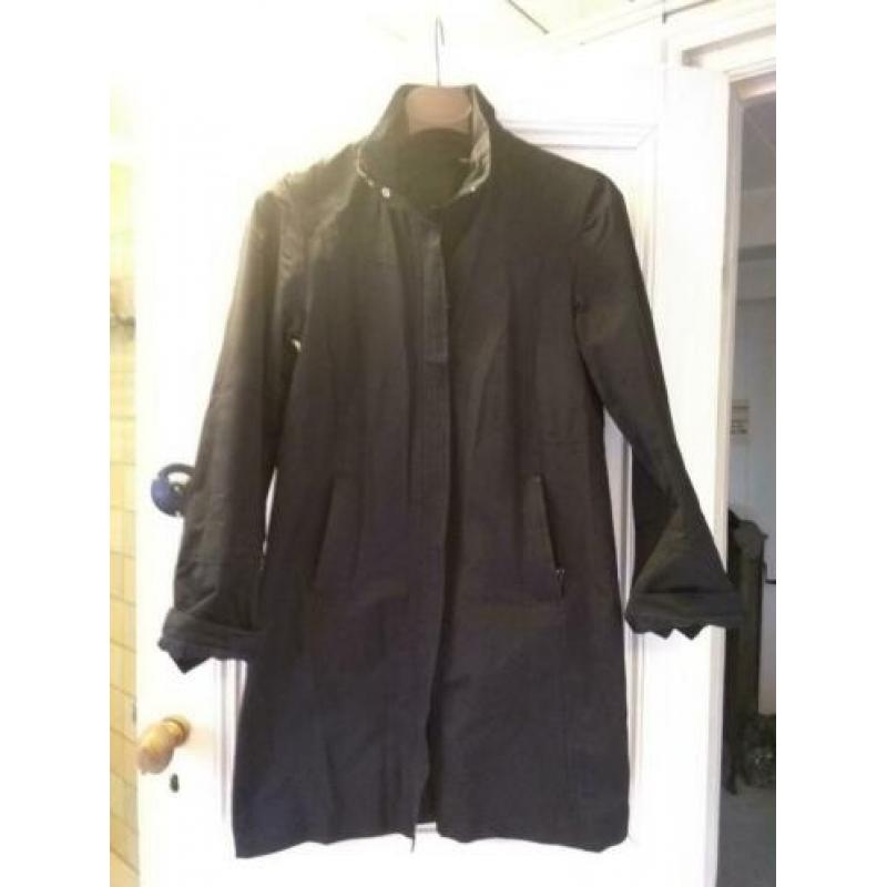 Mooie zwarte jas H&M met rits 42