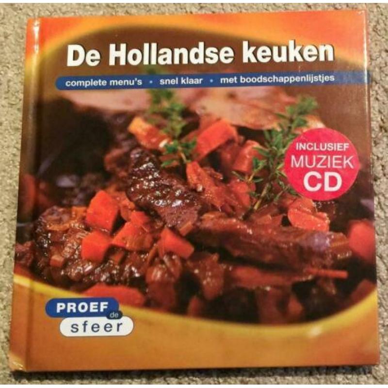 Boek : De Hollandse Keuken + Een Muziek Cd