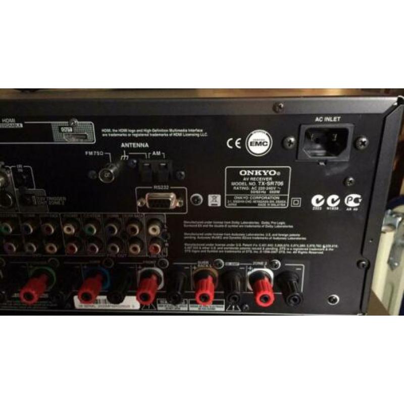 Onkyo TX-SR706 5.1 receiver (HDMI defect)