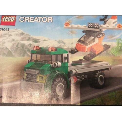Lego creator 31043 vrachtwagen vliegtuig, auto 4x4of tractor