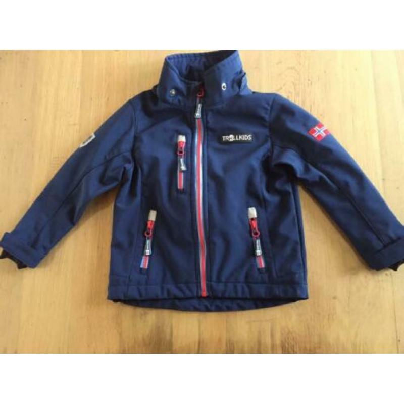 Troll kids softshell jas maat 98