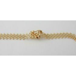 14 karaat Gouden Shoker Collier ketting 44cm