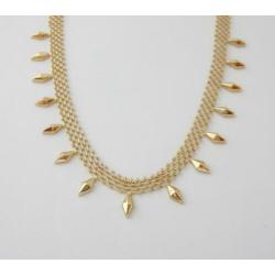 14 karaat Gouden Shoker Collier ketting 44cm