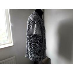 zgan. zwart wit shirt/bloes JESSICA mt XL