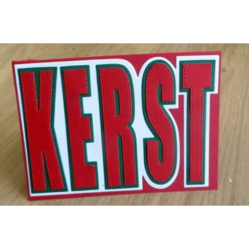 2 setjes tekst kerststansen passepartouts