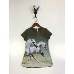 Paarden t-shirts maat 116