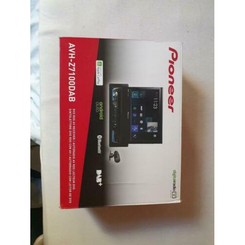 Autoradio, bluetooth, apple carplay en android auto, dab+