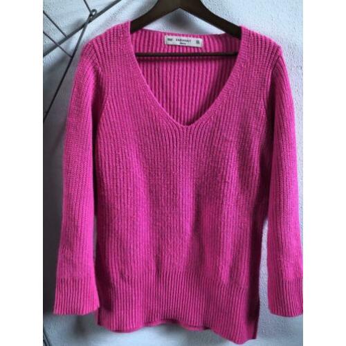 Roze zara knit trui maat M