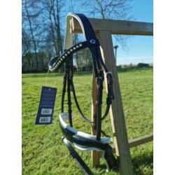 NIEUW! Hoofdstel Harry's Horse Chique, zwart, cob.