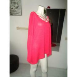Mk20 PAPAYA ZGAN VLOTTE SPORTIEVE APARTE ROSE/RODE TRUI XL