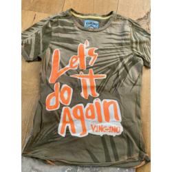 Vingino broek en T-shirt 152