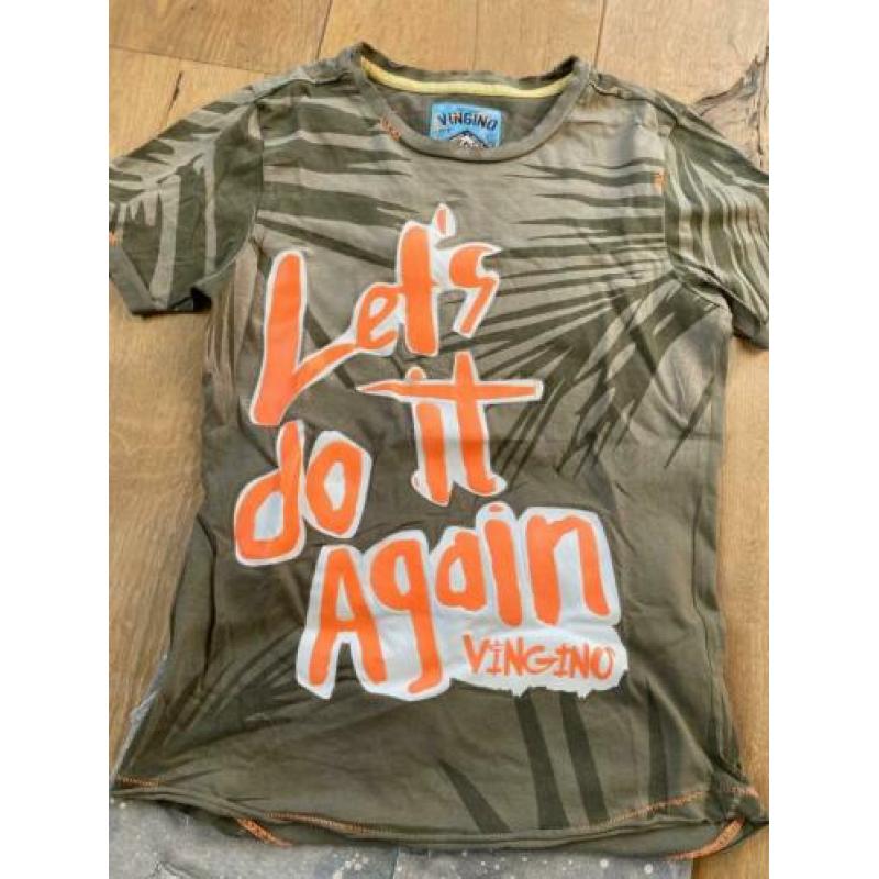 Vingino broek en T-shirt 152