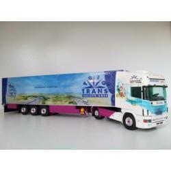 SCANIA 164L trekker met koeltrailer "Trio-Trans"