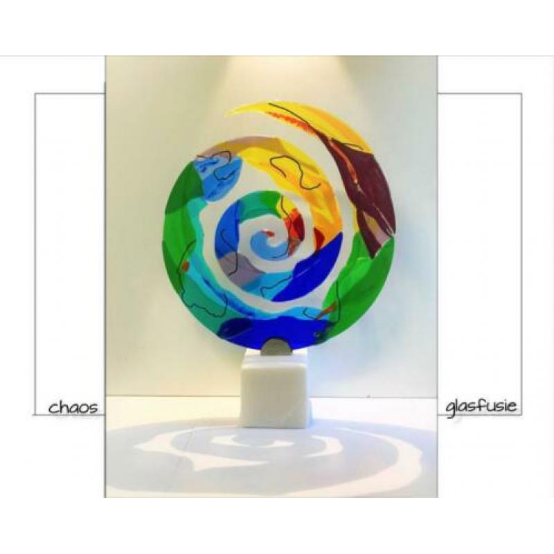 Glasfusie, glaskunst, chaos