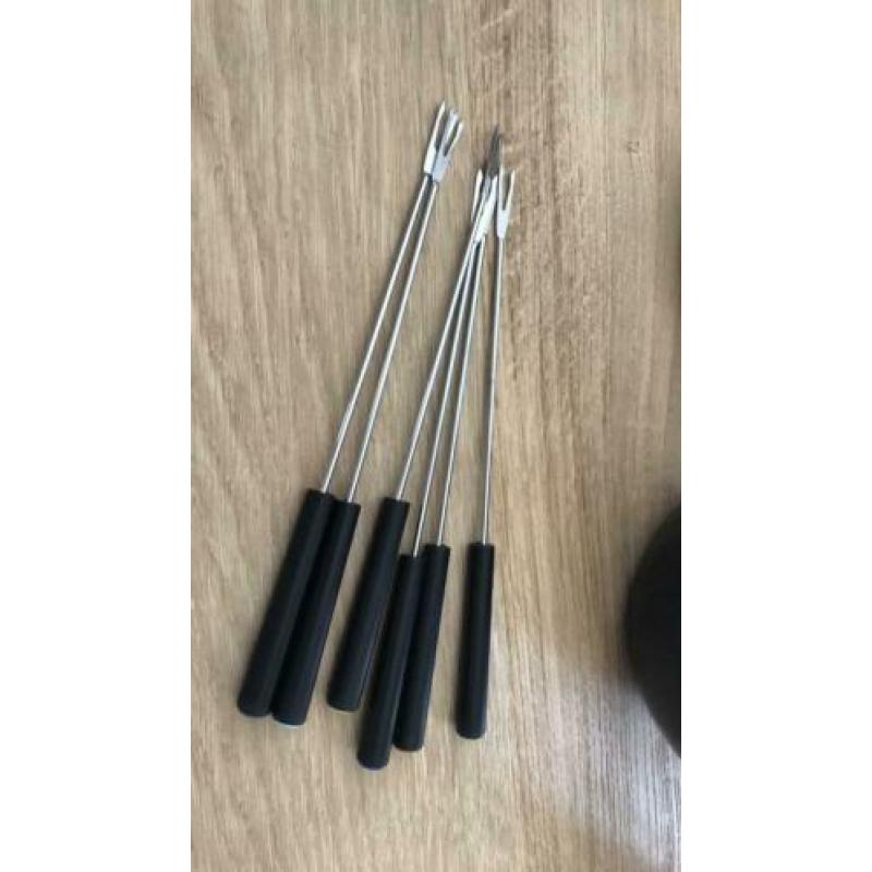 Fondueset zwart merk typhoon