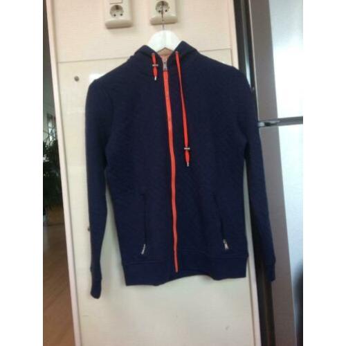 Ralph Lauren vest active maat S (donkerblauw en oranje)