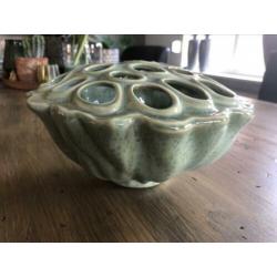 Lotus vaas voor bloemen 25cm