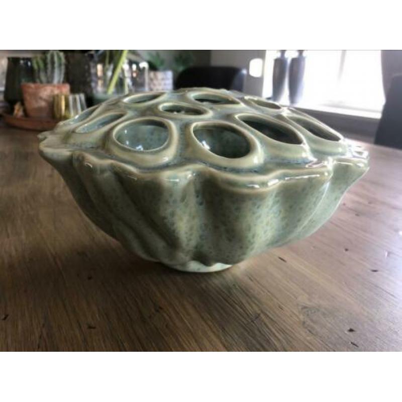 Lotus vaas voor bloemen 25cm