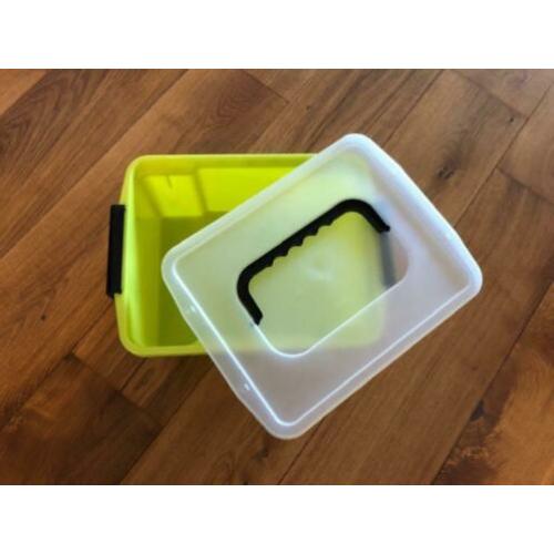 Plast team (kunststof) opberg box/doos met klemsluiting