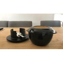 Fondueset zwart merk typhoon