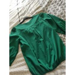 Groene blouse maat s