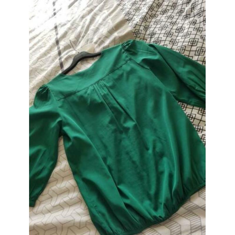 Groene blouse maat s