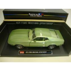 Ford Mustang Boss sportsroof green 1971 Sun Star 1:18 KRD