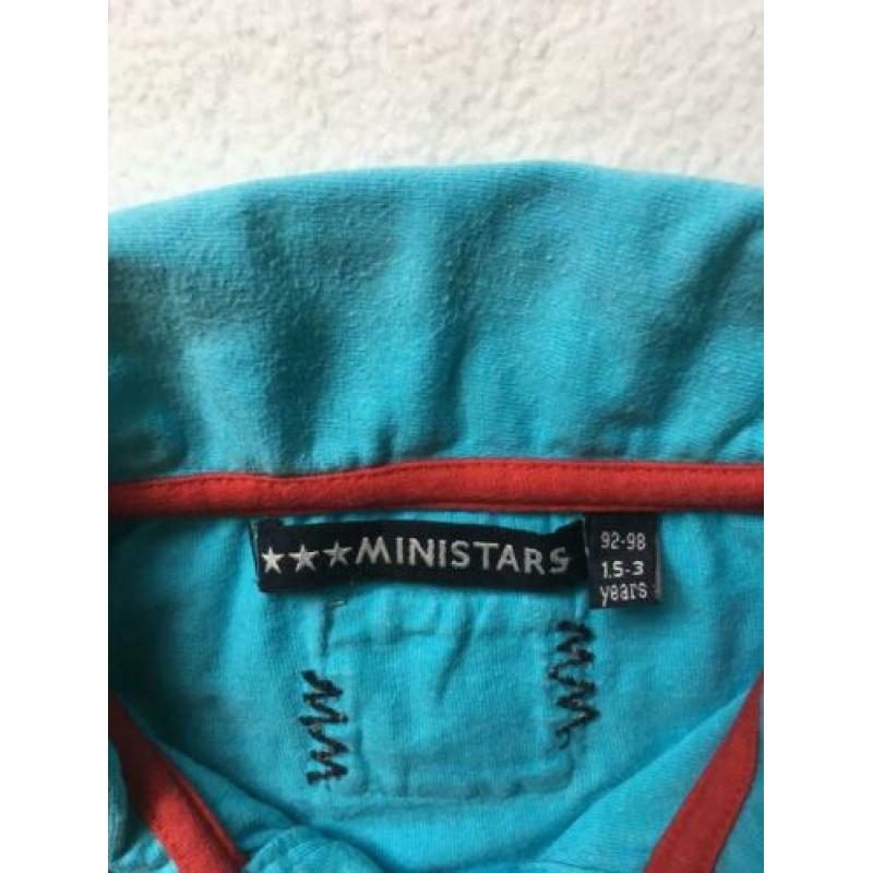 Polo shirt Mini stars maat 92/98