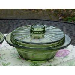 Prachtig Art Deco A.D Copier Leerdam 1939 Neerlandia servies