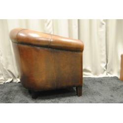 schapenleren fauteuil