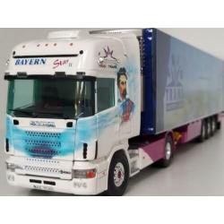SCANIA 164L trekker met koeltrailer "Trio-Trans"