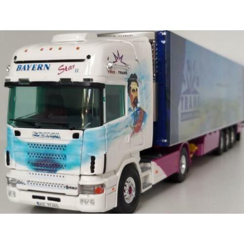 SCANIA 164L trekker met koeltrailer "Trio-Trans"