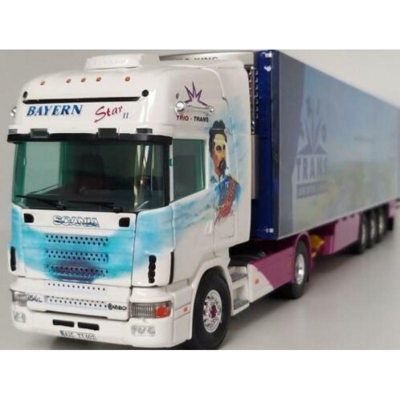 SCANIA 164L trekker met koeltrailer "Trio-Trans"