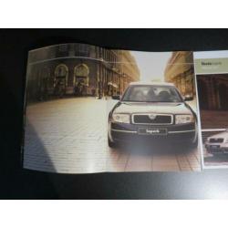autofolder / brochure Skoda Superb modeljaar 2004