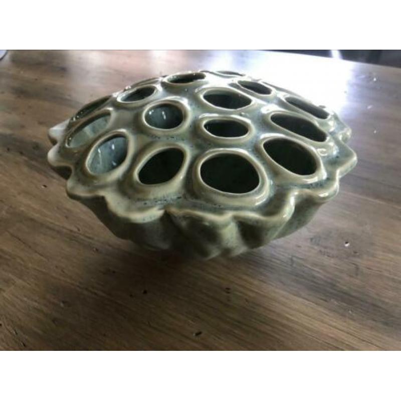 Lotus vaas voor bloemen 25cm