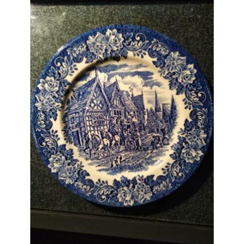 Dickens Series Blue (antiek, bord)