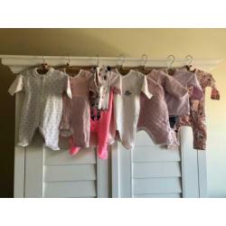 Babykleding pakket maat 54/56 0-1 maand petit bateau noppies
